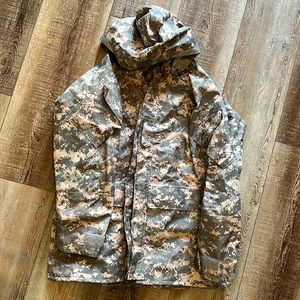 Digital Camo cold weather parka
